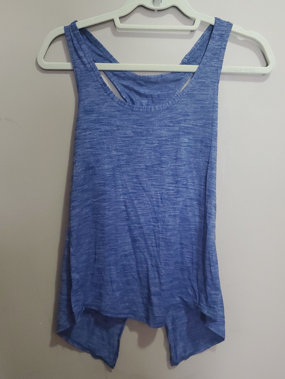 Lululemon Salute The Sun Siglet  II Heathered Cadet/ Hero Blue Racerback Sz6